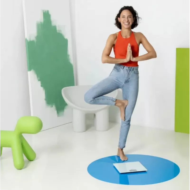 Ecomed by Medisana PS-72E personal scale - 150 kg, glass platform, white
