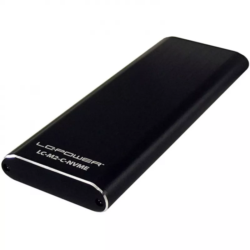 SSD enclosure LC-Power LC-M2-C-NVME Black M.2