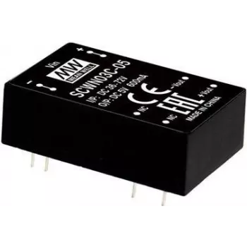 Power Adapter MEAN WELL SCWN03C-15 3W 15V 36-72V Input