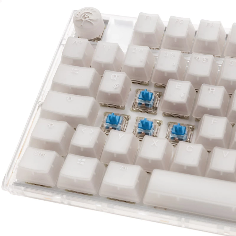 Ducky One 3 RGB Keyboard Gaming USB QWERTY US English White Mechanical