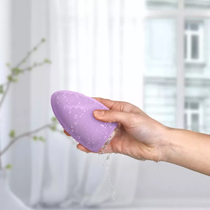 Vibrating brush Silk'n Bright Purple AC/Battery for all skin types