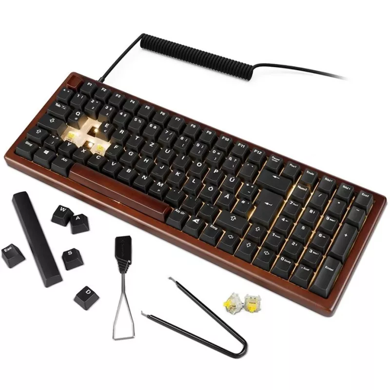 Sharkoon SGK50 S2 keyboard Home USB QWERTZ German Wood