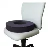 Anti-decubitus pressure cushion with seat opening