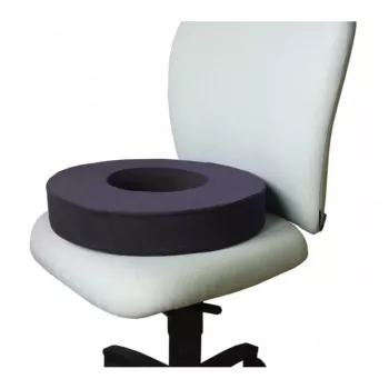 Anti-decubitus pressure cushion with seat opening