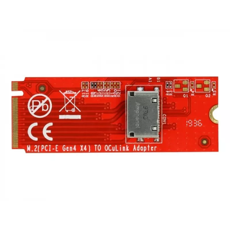 M.2 Key M to 1 x OCuLink SFF-8612 Converter DeLOCK 64106