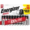 Energizer Batteries Max AA LR6 10 Pcs Eco