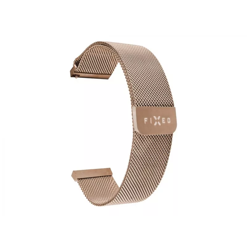 Watch strap FIXED Mesh Strap Fixed 18mm Stainless Steel Quick Release Gold