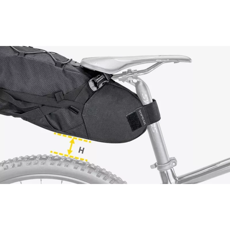 Bicycle bag Topeak BackLoader 15 L Nylon Polyethylene Black
