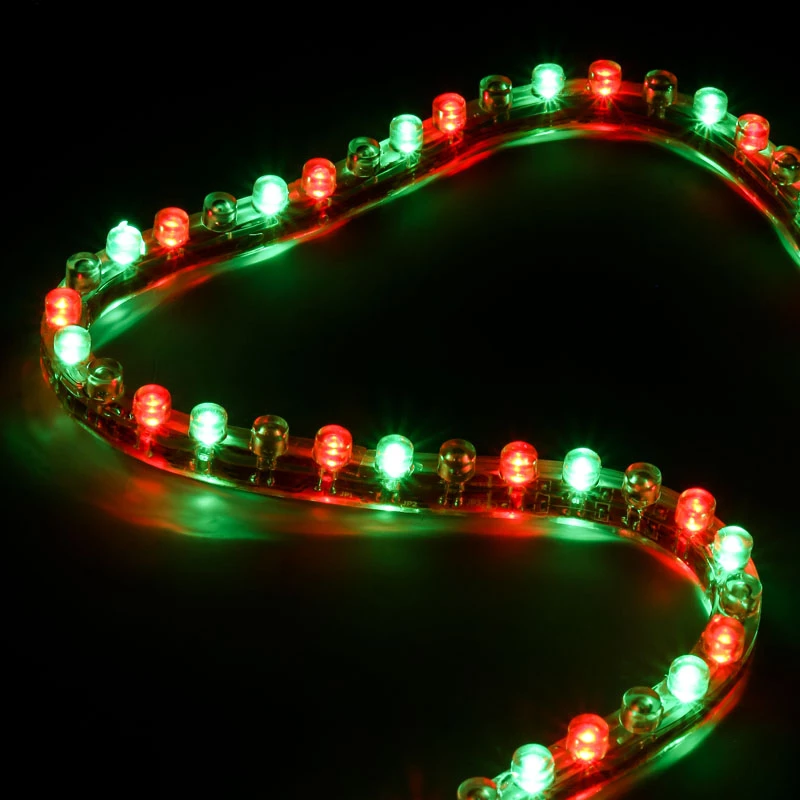 Universal strip light Lamptron FlexLight Multi — multicolour LED, 70 mm width, DC-powered