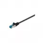 Wentronic Goobay CAT 6a Patch Cable, S/FTP (PiMF), Black, 50 m - LSZH Halogen-Free, Copper (94906)