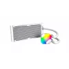AIO water cooler Montech Hyper Flow ARGB 240 mm White — 240 mm radiator, ARGB lighting, white finish
