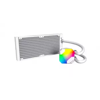 AIO water cooler Montech Hyper Flow ARGB 240 mm White — 240 mm radiator, ARGB lighting, white finish