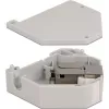 Delock - Modularadapter - DIN rail-mountable - CAT 6a - STP - Grey - 1 Connector (86014)