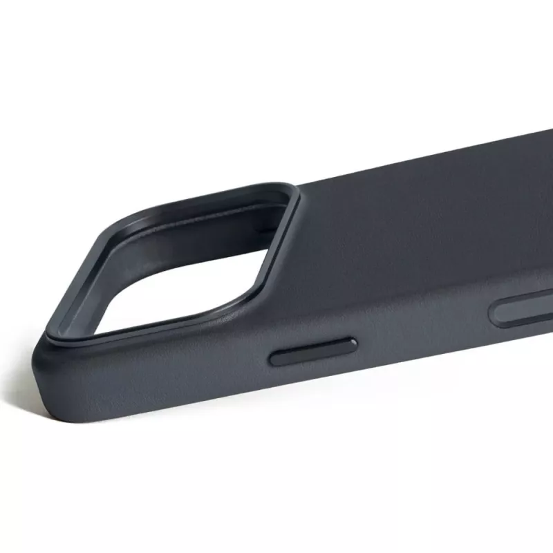 Mujjo Full Leather Case MagSafe Case for iPhone 17 Pro Grey