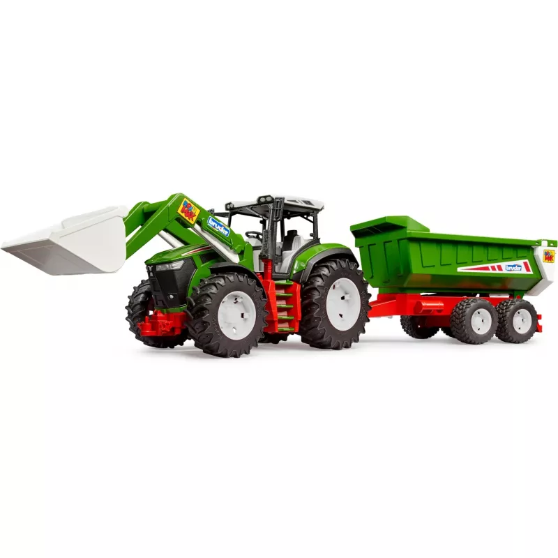 Front loader tipping trailer BRUDER BR-03452 for Tractor Roadmax — toy attachment, compatible with Roadmax tractors
