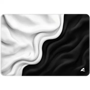 Sharkoon SKILLER SGP35 D1 gaming mouse pad, black/white, size M