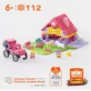 Toy construction set Marioinex Mini Waffle 112 pieces – Farmer Urocze Ranczo, multicolour, age 6+