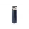 Travel mug Leifheit 03275 600 ml stainless steel, double-wall, leakproof, flip-top, handle, black/blue