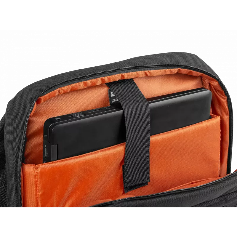 NATEC Niala Ginger Orange 39.6 cm (15.6) Backpack Black