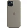 Silicone Case Apple iPhone 15 Plus MagSafe Clay Cover