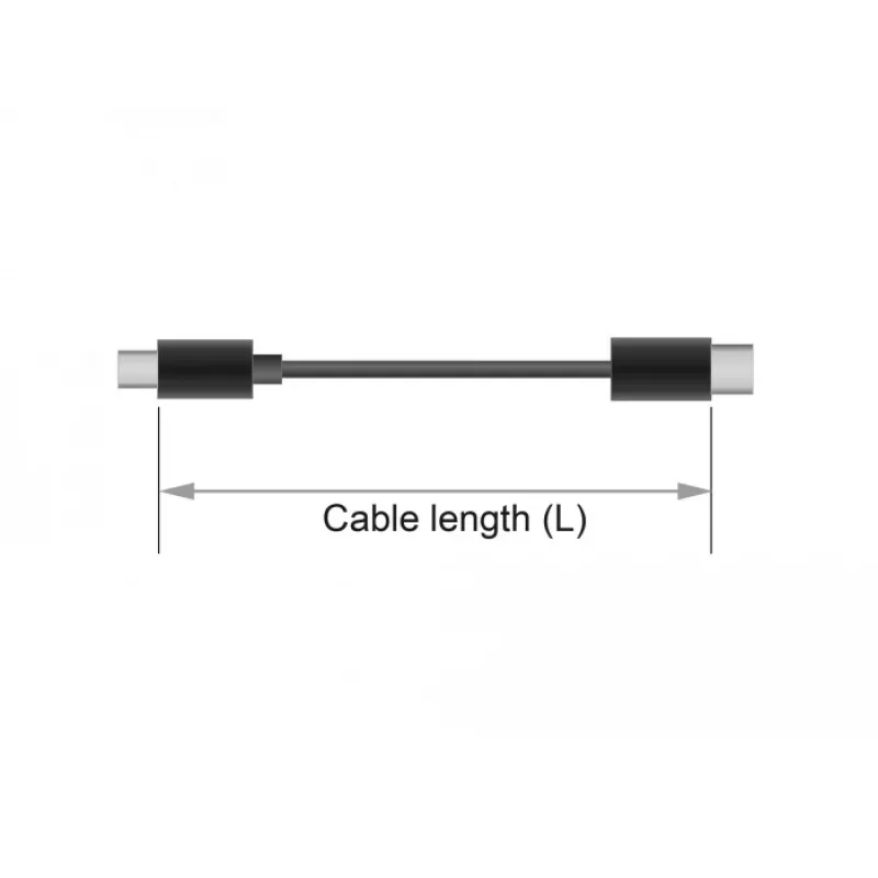 DisplayPort cable DeLOCK 85658 1 m Black