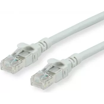 ROLINE - Patch-Cable - RJ-45 (M) to RJ-45 (M) - 50 cm - UTP - CAT 6a - Halogen-Free, Moulded, Stranded - Grey (21.15.2700)
