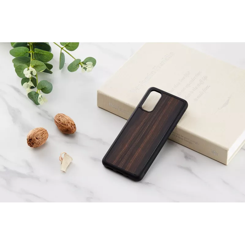 Smartphone case Man and Wood Galaxy S20 ebony black — protective cover for Samsung Galaxy S20