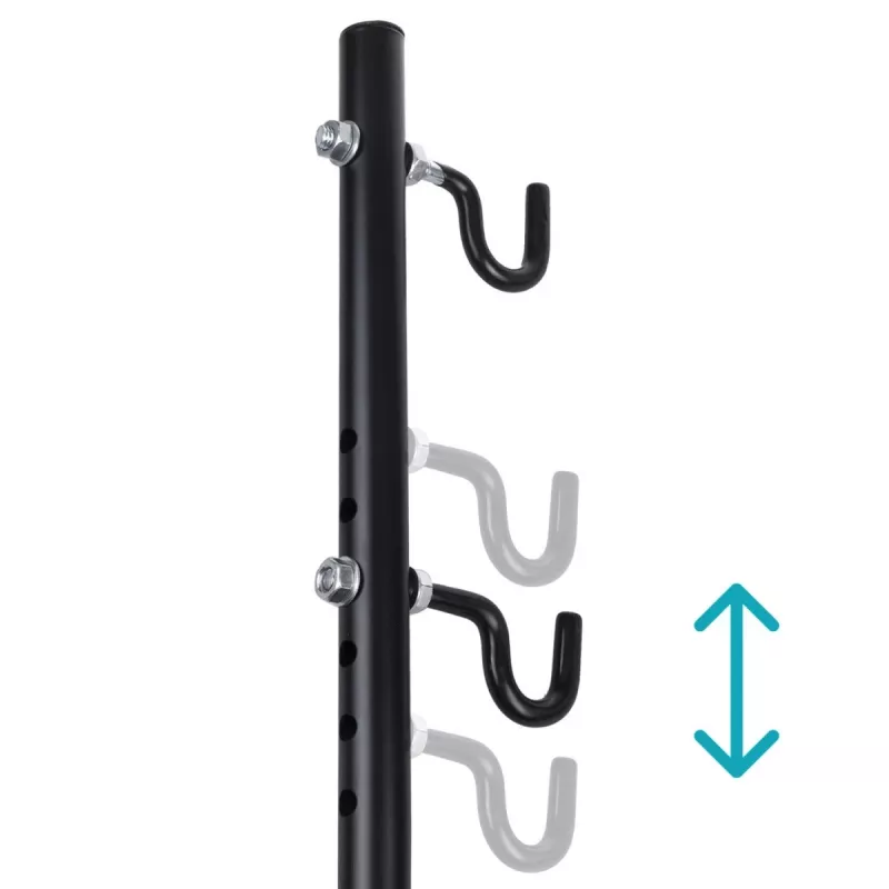 Workshop bike repair stand MACLEAN MC-434, foldable service mount, 20 kg capacity, black