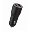 Car mobile device charger Gembird TA-UC-AC2PDQC38-CAR-01, USB-C, 38W, 12–24V, black