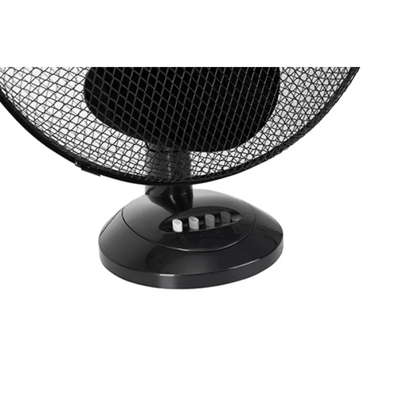 Mesko | Fan | MS 7308 | Table Fan | Black | Diameter 23 cm | Number of speeds 2 | Oscillation | 30 W | No