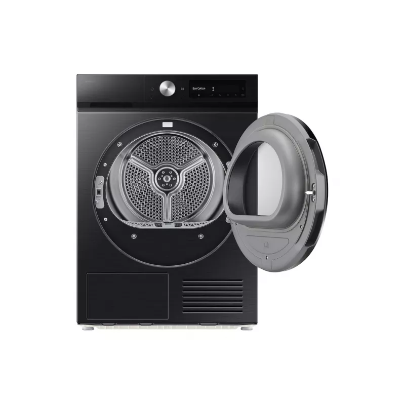 Samsung Dryer DV90DB7845GBU4, Black, 9 kg, Energy class A, Higiene Care, Heat pump