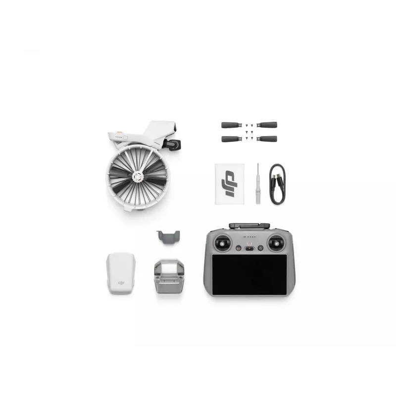 Drone DJI Flip 4 with 48 MP camera, 4K (3840x2160), 3110 mAh battery, 16 m/s, 14,000 m range, 4 rotors, 0.249 kg, Black/White