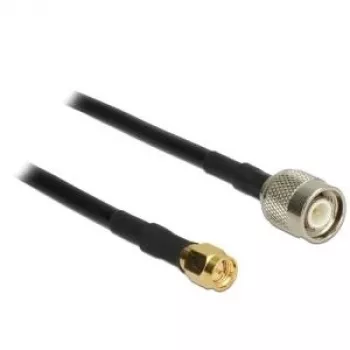 Coaxial Cable DeLOCK 89510 RG-58 C/U 2.5 m TNC SMA Black