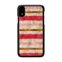 Smartphone case iKins for iPhone XR — short cake design, black