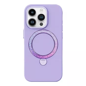 Phone case Joyroom PN-15L4 Dancing Circle for iPhone 15 Pro Max, purple, lightweight protective cover