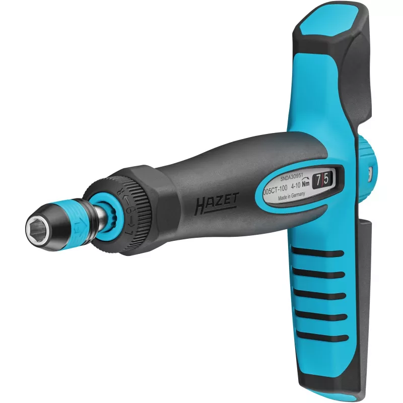 torque screwdriver 6005CT-100 (black/Blue, 4 - 10 Nm Nm, 1/4 bit holder, T-handle)