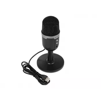 Studio microphone BLOW with LED stand — wired USB 2.0, 20–16000 Hz, sensitivity -50 dB, 237 g