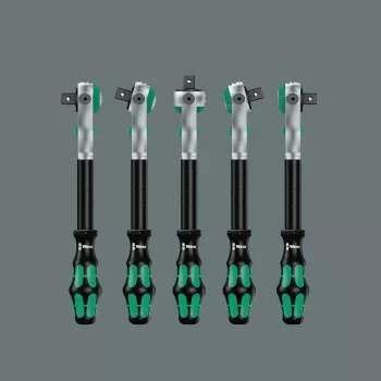 Socket wrench set Wera 05003645001 37 pcs Black Green