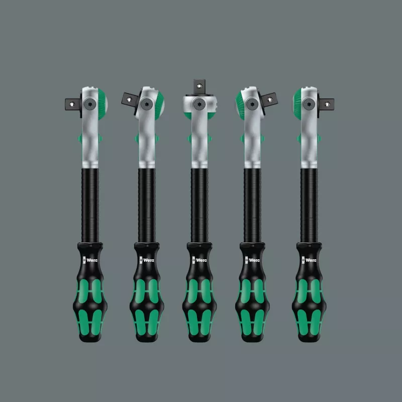 Socket wrench set Wera 05003645001 37 pcs Black Green