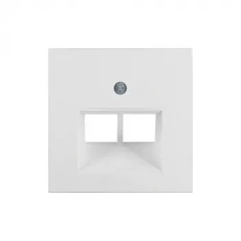 Wall plate / switch cover Berker 14098989 — white thermoplastic single-gang