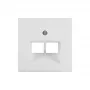 Wall plate / switch cover Berker 14098989 — white thermoplastic single-gang