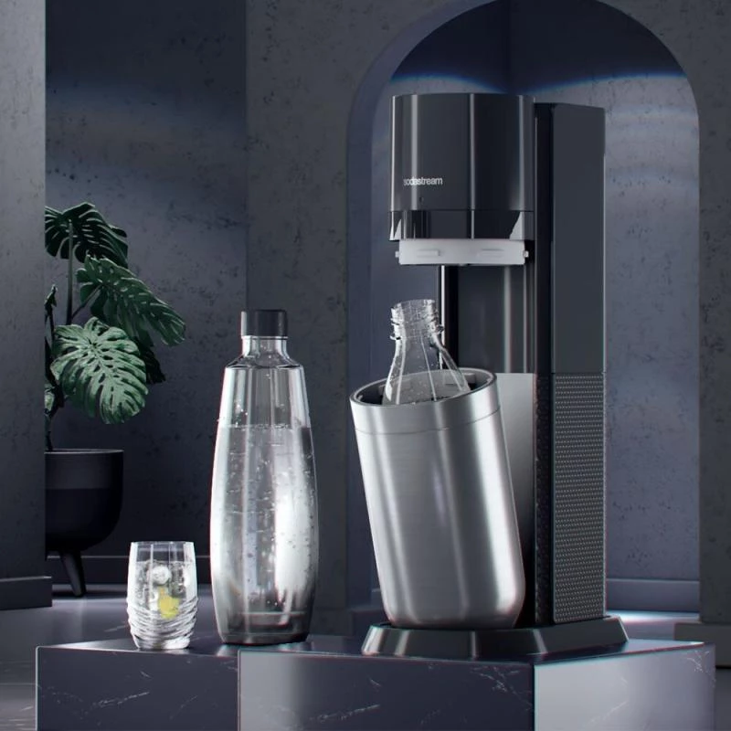 Soda Maker SodaStream DUO Black Stainless Steel