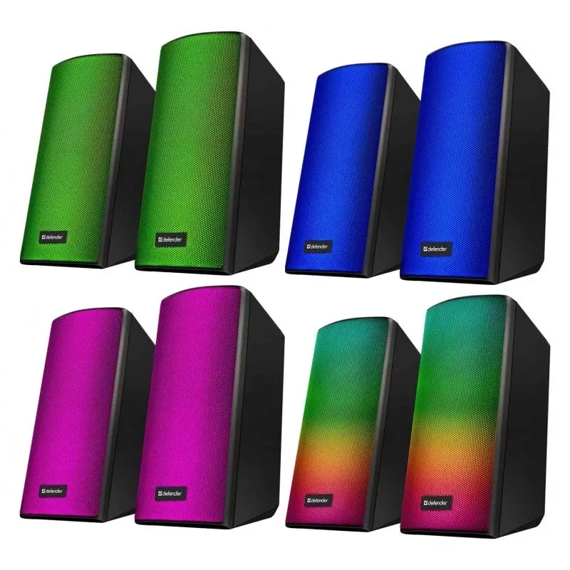 PC SPEAKERS SPITFIRE 2. 0 6W LED USB