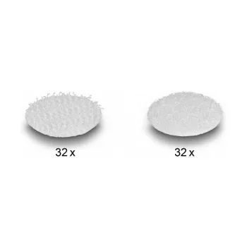 Mounting pad DeLOCK 19089 Hook-and-loop dots round 64 pieces white