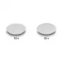 Mounting pad DeLOCK 19089 Hook-and-loop dots round 64 pieces white
