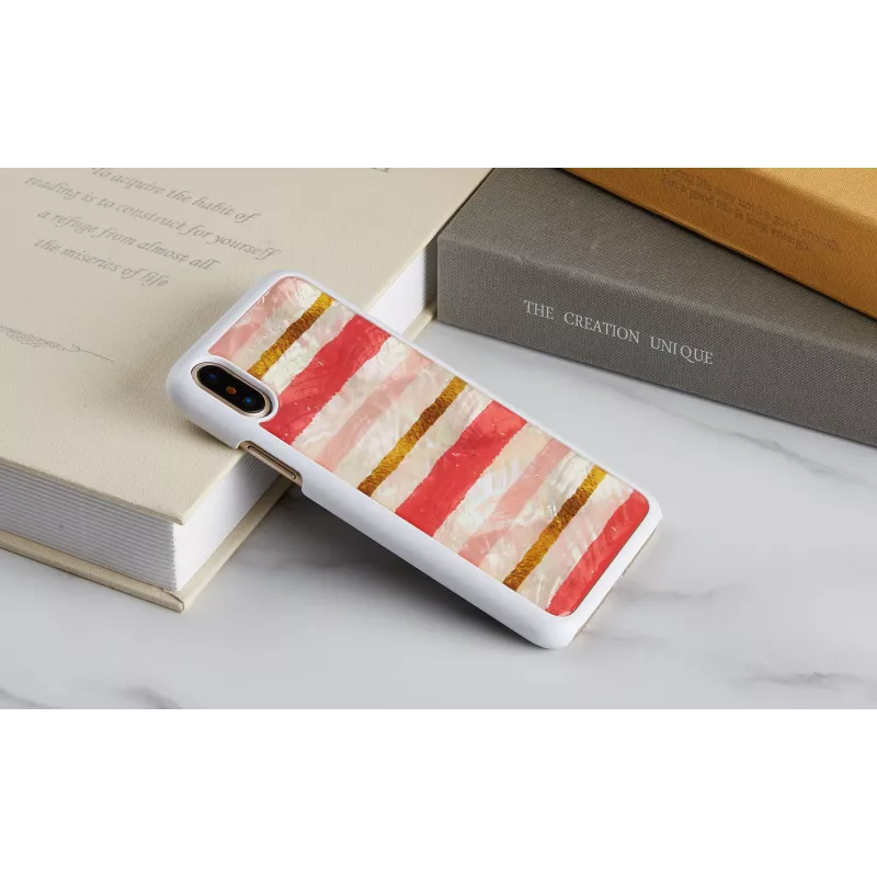 Phone case iKins for iPhone XS/XS Short — Cake White protective cover
