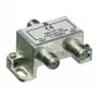 Wentronic Goobay coaxial distributor, 2-way - distributor for coaxial TV systems 5-1000 MHz (67019)