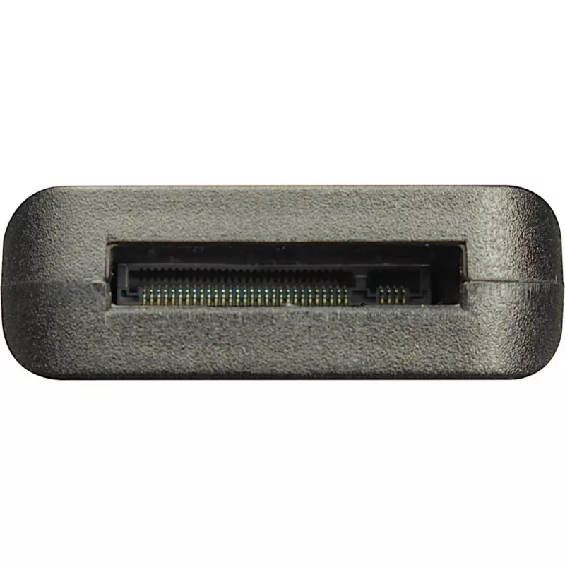 INTER-TECH adapter M.2 to USB Type-C K-1696-P2, female M.2, male USB-C, 5V, 37×54×12 mm, black