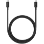 Satechi ST-YTB100K Thunderbolt cable 1 m 40 Gbit/s Black