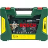 V-Line TIN Drill Bit- / Bit-Set, 91-piece, Drill Bit- & Bit-Set (Green)